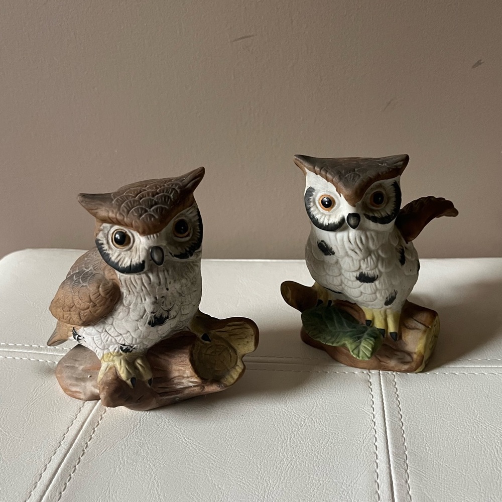 Charming Owl Figurines